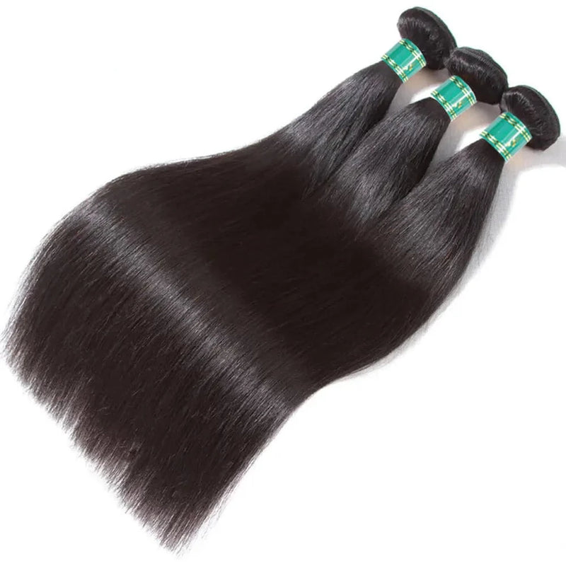 30-40inch Nature Color Straight Hair Bundles Brazilian Hair Bundles 100% Human Hair Bundles Natural Color Virgin Hair
