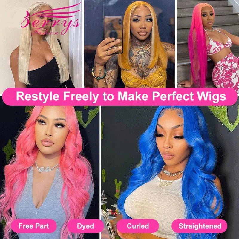 Berrys Fashion Blonde Straight 2/3 Bundles With Frontal Brazilian Virgin Hair Bundles With 13x4 Frontal Closure Blonde 613 Hair