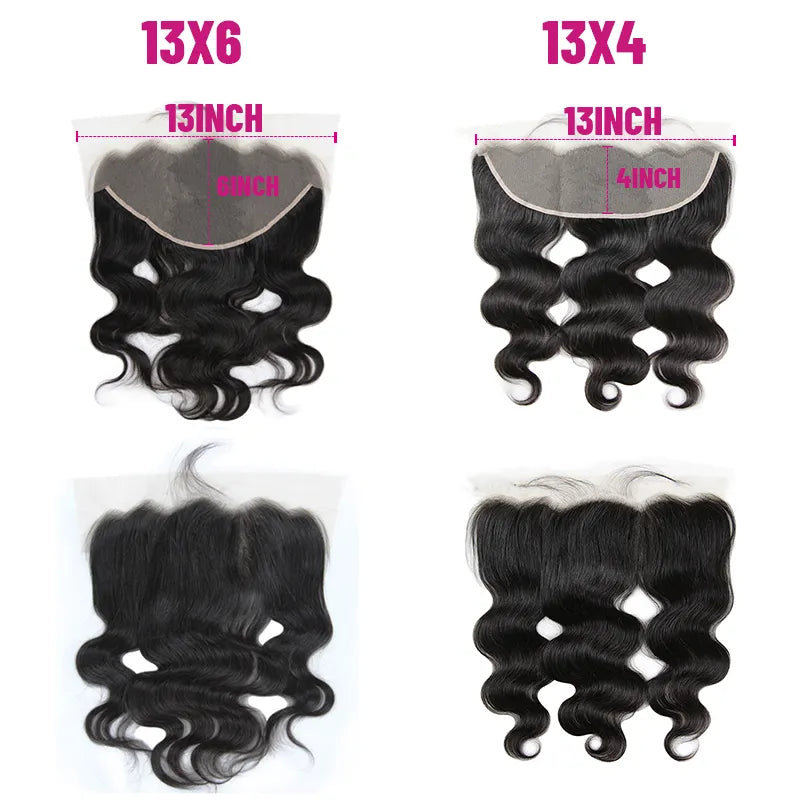 Berrys Fashion Hair Body Wave 13x6 HD Lace Frontal Small Knot And Natural Hairline Pre Plucked For Women 13x4 Transparent Lace