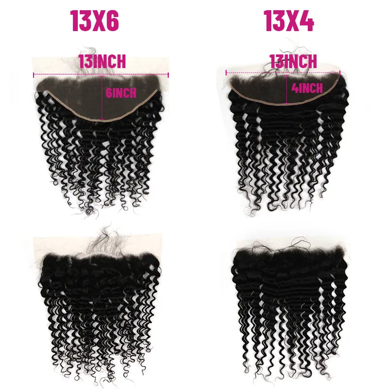 Berrys Fashion Hair Deep Wave 13x6 Invisible HD Lace Frontal Fast Shipping 3-4Days Small Knot Natural Hairline PrePlucked