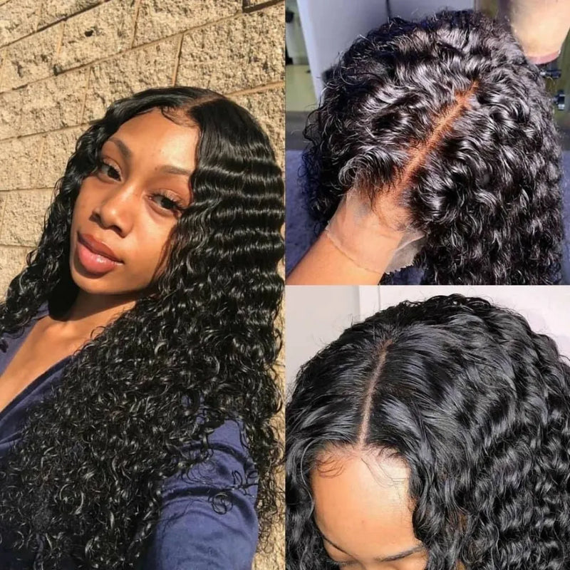 Berrys Fashion Hair Deep Wave 13x6 Invisible HD Lace Frontal Fast Shipping 3-4Days Small Knot Natural Hairline PrePlucked