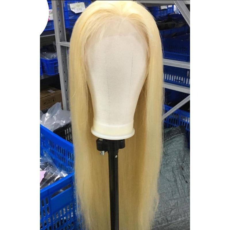 34 36 38 40 Inch Lace Front Human Hair Wigs 613 Color Brazilian Straight 13x4 HD Lace Frontl Wigs