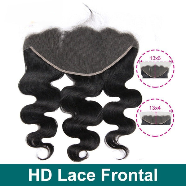 HD Lace Frontal Hair Brazilian Body Wave Virgin Hair 13x4 & 13x6 Pre Pluck Hairline With Baby Hair Bleached Knots Berrys Fashion